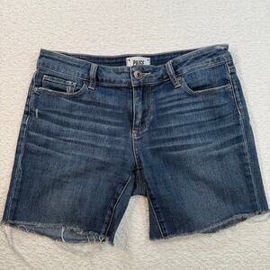 Paige jax knee shorts med wash womens shorts size 28 summer spring